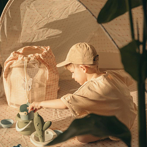 Пляжная палатка Pop Up c автоматическим каркасом Mrs. Ertha "Squares", геометрическая гармония